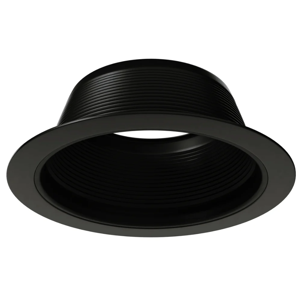 Baffle trims -Image source- https://www.google.com/url?sa=i&url=https%3A%2F%2Ffour-bros.com%2Fproducts%2Felite-series-6-inch-recessed-baffle-trim-black&psig=AOvVaw3QoE-4H4agrwH0i_kW9xfK&ust=1722930463415000&source=images&cd=vfe&opi=89978449&ved=0CBEQjRxqFwoTCIjQyqSu3YcDFQAAAAAdAAAAABAT