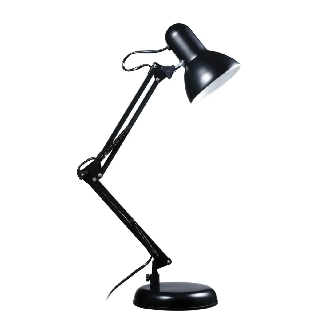 Desk lamps Image source https://www.google.com/url?sa=i&url=https%3A%2F%2Fwww.robertdyas.co.uk%2Fpremier-housewares-adjustable-studio-desk-lamp-black&psig=AOvVaw13ECWpf5oWlcrXUBAZeCnT&ust=1722946242430000&source=images&cd=vfe&opi=89978449&ved=0CBEQjRxqFwoTCKCUtIvp3YcDFQAAAAAdAAAAABAJ source- 